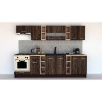 Bucatarie MARINA NEW 280 B Wenge / Decor 7648