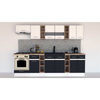 Bucatarie MARINA NEW 280 B Alb / Gri