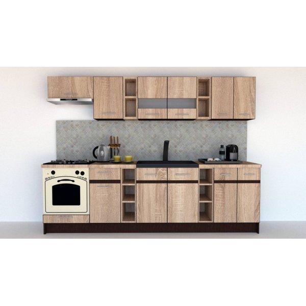 Bucatarie MARINA NEW 280 B Stejar Sonoma