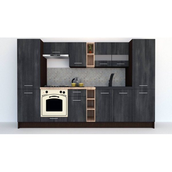 Bucatarie MARINA NEW 300 A Wenge / Decor 8509
