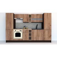 Bucatarie MARINA NEW 300 A Wenge / Decor K004