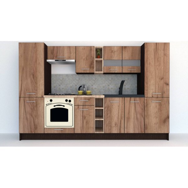 Bucatarie MARINA NEW 300 A Wenge / Decor K004
