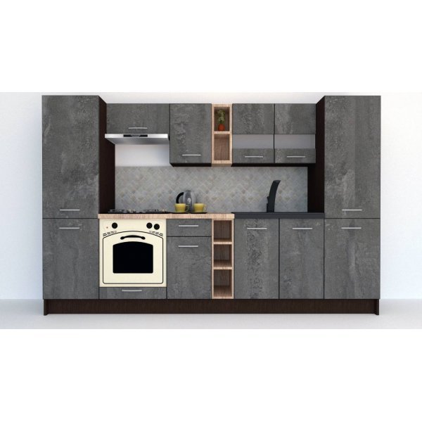 Bucatarie MARINA NEW 300 A Wenge / Decor K352