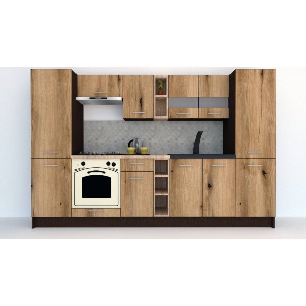 Bucatarie MARINA NEW 300 A Wenge / Decor K365