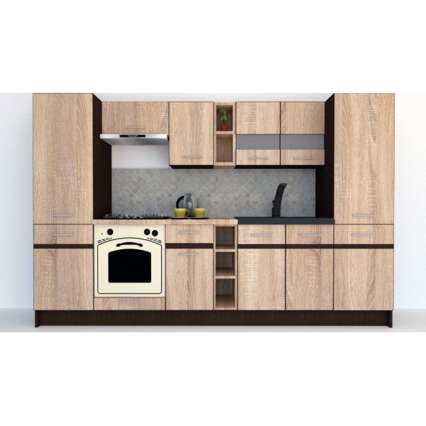 Bucatarie MARINA NEW 300 A Stejar Sonoma