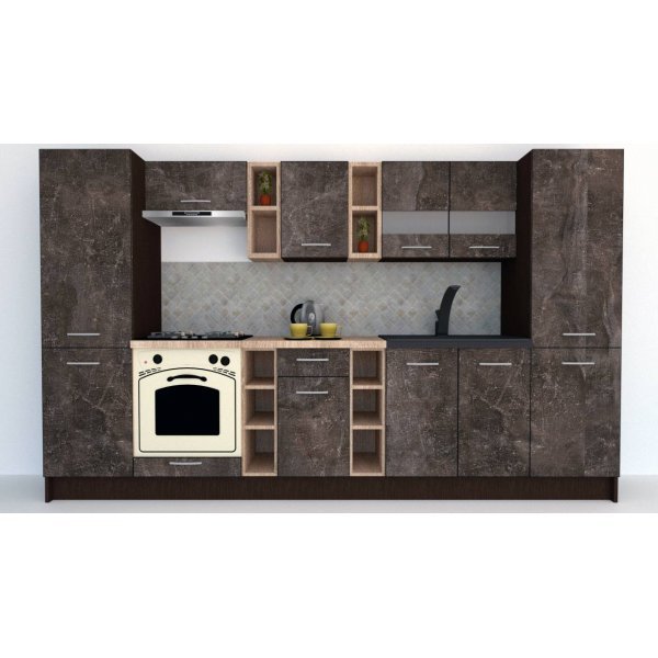 Bucatarie MARINA NEW 320 A Wenge / Decor 4299