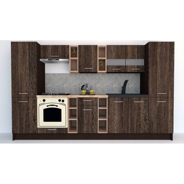 Bucatarie MARINA NEW 320 A Wenge / Decor 7648