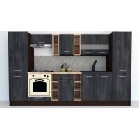 Bucatarie MARINA NEW 320 A Wenge / Decor 8509