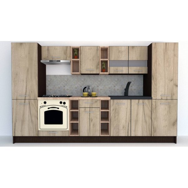 Bucatarie MARINA NEW 320 A Wenge / Decor K002