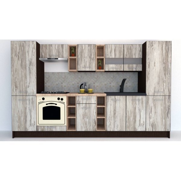 Bucatarie MARINA NEW 320 A Wenge / Decor K084