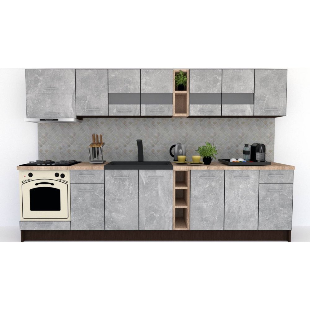 Bucatarie MARINA NEW 320 B Wenge / Decor 4298
