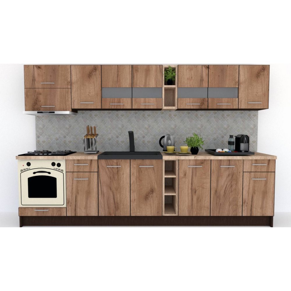 Bucatarie MARINA NEW 320 B Wenge / Decor K004