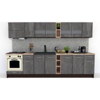 Bucatarie MARINA NEW 320 B Wenge / Decor K352