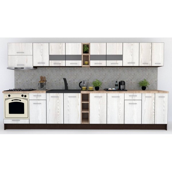 Bucatarie MARINA NEW 380 Wenge / Decor K010
