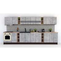 Bucatarie MARINA NEW 400 Wenge / Decor 4298
