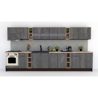 Bucatarie MARINA NEW 400 Wenge / Decor K352