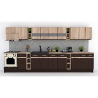 Bucatarie MARINA NEW 400 Wenge / Stejar Sonoma