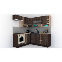 Bucatarie de Colt COSSY NEW 180-200 ST. Wenge / Decor 7648