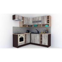 Bucatarie de Colt COSSY NEW 180-200 ST. Wenge / Decor K084