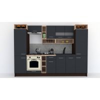 Bucatarie COSSY NEW 300 Wenge / Decor 0164