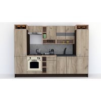Bucatarie COSSY NEW 300 Wenge / Decor K002