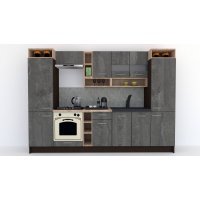 Bucatarie COSSY NEW 300 Wenge / Decor K352