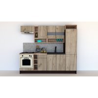 Bucatarie COSSY NEW 250 A1 Wenge / Decor K002