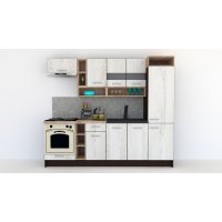 Bucatarie COSSY NEW 250 A1 Wenge / Decor K010