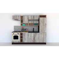 Bucatarie COSSY NEW 250 A1 Wenge / Decor K084