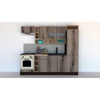 Bucatarie COSSY NEW 250 A1 Wenge / Decor K366