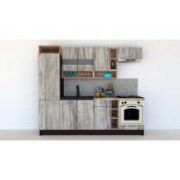 Bucatarie COSSY NEW 250 A2 Wenge / Decor K084