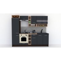 Bucatarie COSSY NEW 250 B1 Wenge / Decor 0164