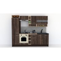Bucatarie COSSY NEW 250 B1 Wenge / Decor 7648