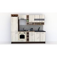 Bucatarie COSSY NEW 250 B1 Wenge / Decor K001