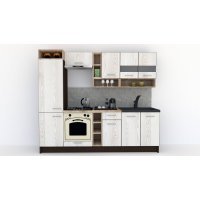 Bucatarie COSSY NEW 250 B1 Wenge / Decor K010
