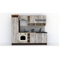 Bucatarie COSSY NEW 250 B1 Wenge / Decor K084