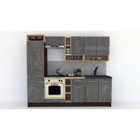 Bucatarie COSSY NEW 250 B1 Wenge / Decor K352