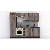 Bucatarie COSSY NEW 250 B1 Wenge / Decor K366