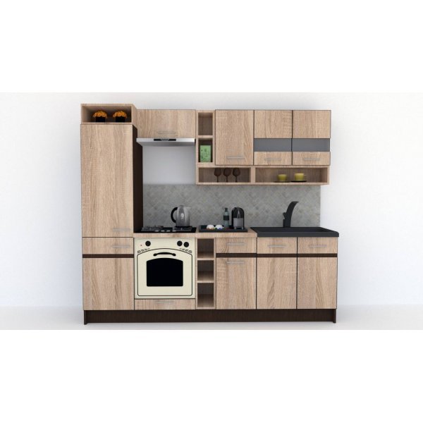 Bucatarie COSSY NEW 250 B1 Stejar Sonoma