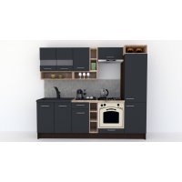 Bucatarie COSSY NEW 250 B2 Wenge / Decor 0164