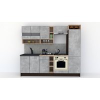 Bucatarie COSSY NEW 250 B2 Wenge / Decor 4298