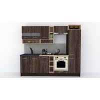 Bucatarie COSSY NEW 250 B2 Wenge / Decor 7648