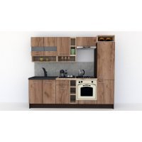 Bucatarie COSSY NEW 250 B2 Wenge / Decor K004