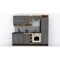 Bucatarie COSSY NEW 250 B2 Wenge / Decor K352