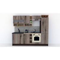 Bucatarie COSSY NEW 250 B2 Wenge / Decor K366