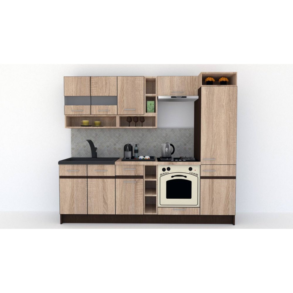 Bucatarie COSSY NEW 250 B2 Stejar Sonoma