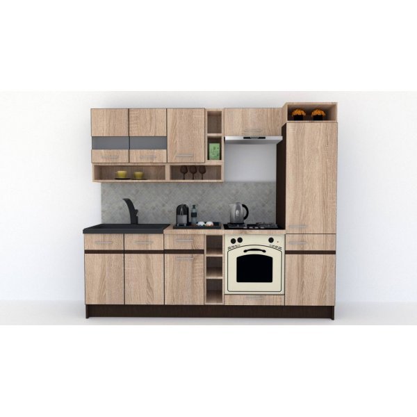 Bucatarie COSSY NEW 250 B2 Stejar Sonoma