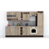 Bucatarie COSSY NEW 310 A1 Wenge / Decor K002