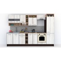 Bucatarie COSSY NEW 310 A1 Wenge / Decor K010