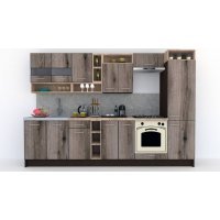 Bucatarie COSSY NEW 310 A1 Wenge / Decor K366